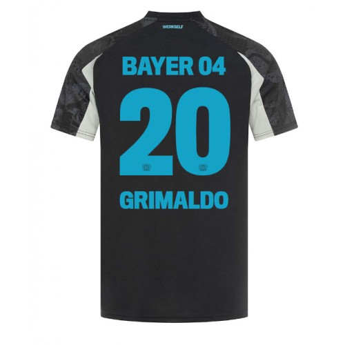 Moški Nogometni dresi Bayer Leverkusen Alejandro Grimaldo #20 Tretji 2024-25 Kratek Rokav